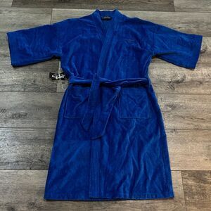 NWT! Vintage 70's After Hours by Diplomat Royal Terry Cotton Terry Velour Robe